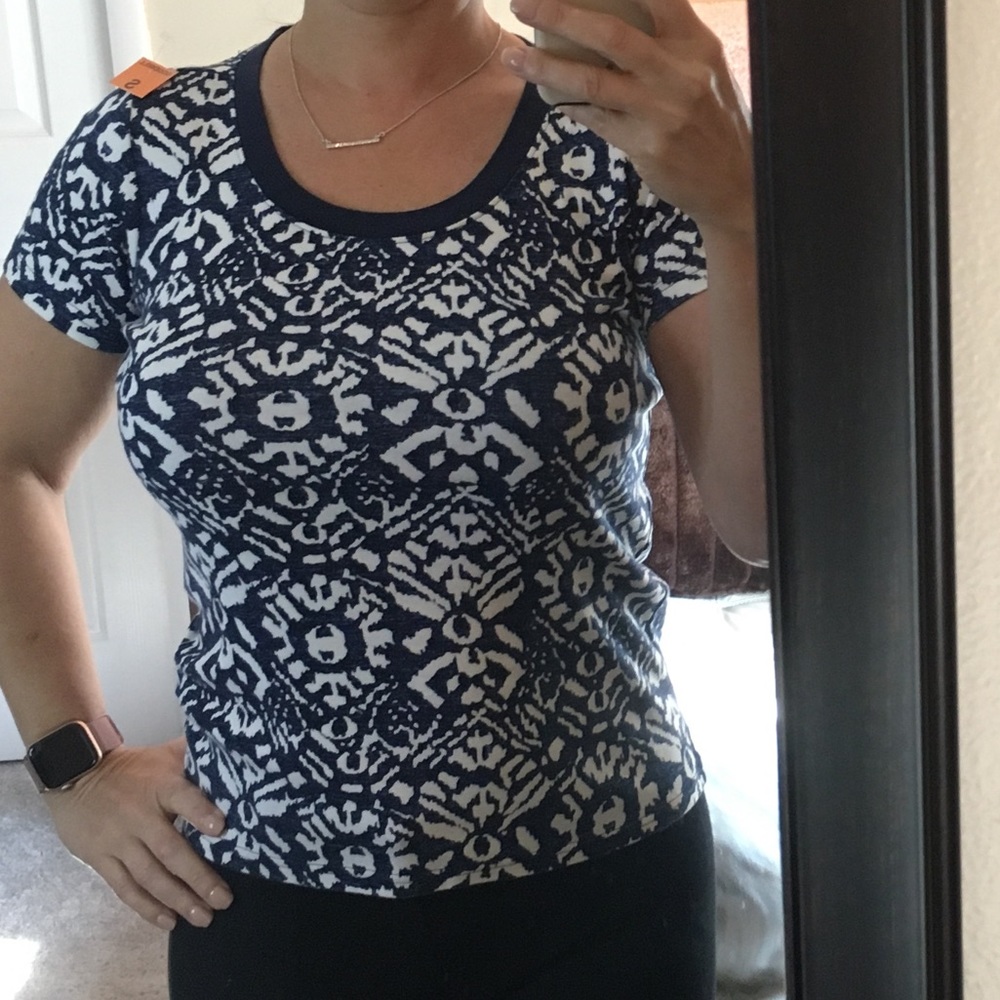 💙Lauren Ralph Lauren printed top Size SM